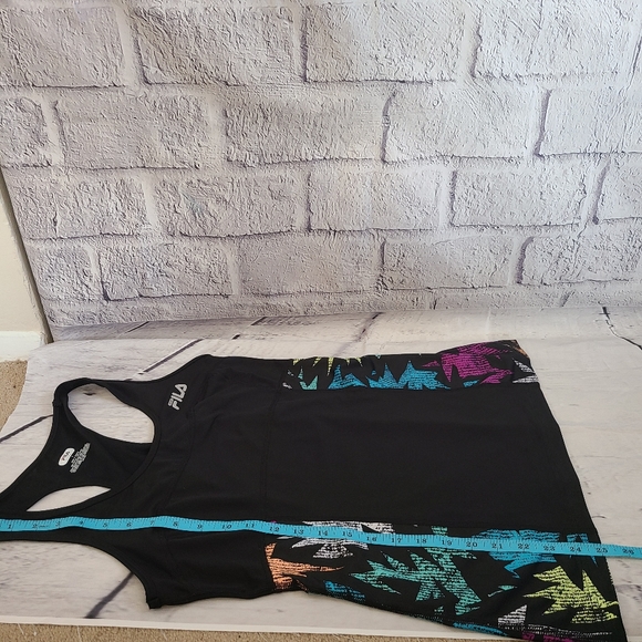 Fila Multi-Color Athletic Racer Back Tank Top S - Picture 6 of 7